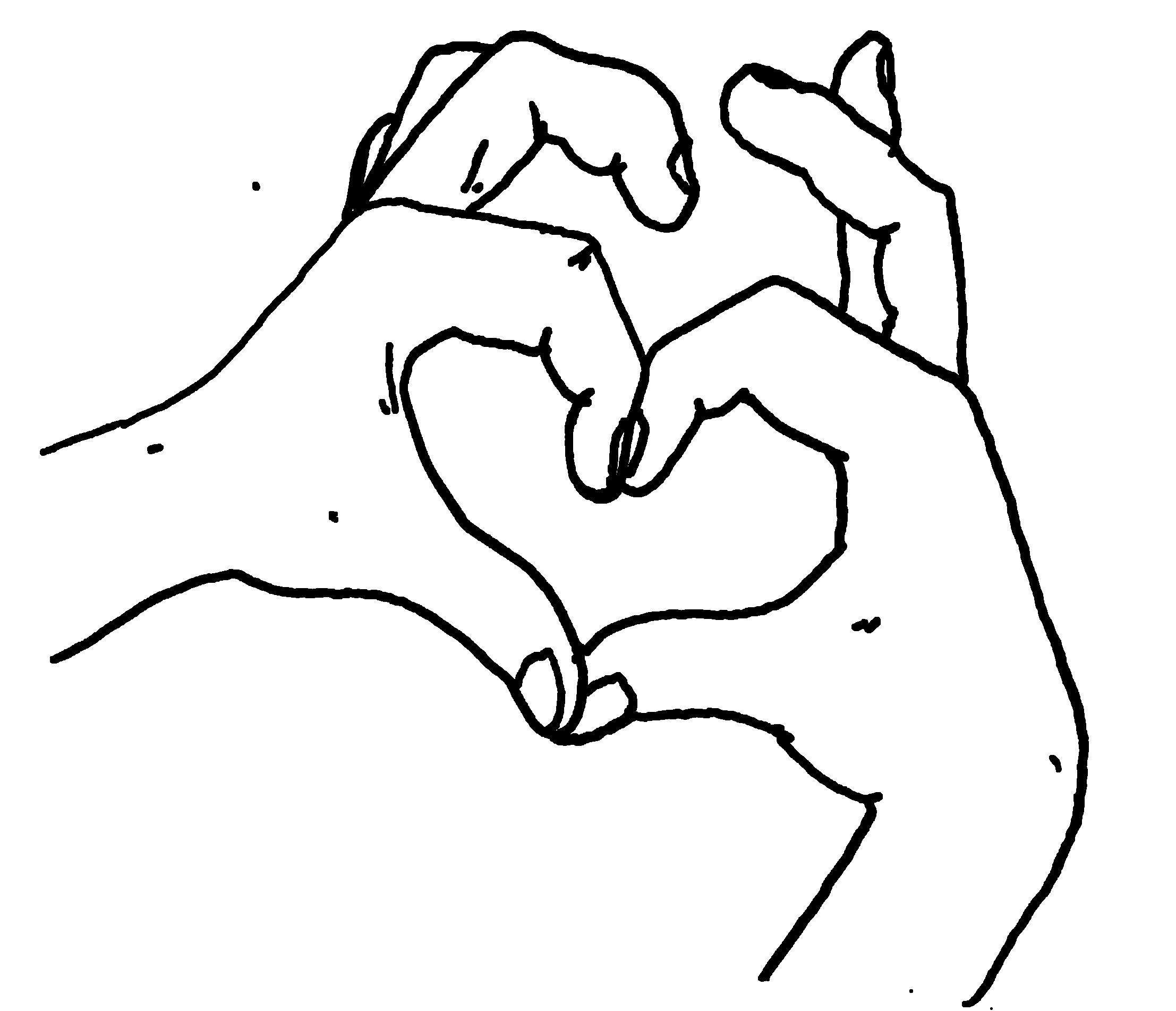 Cœur avec les doigts