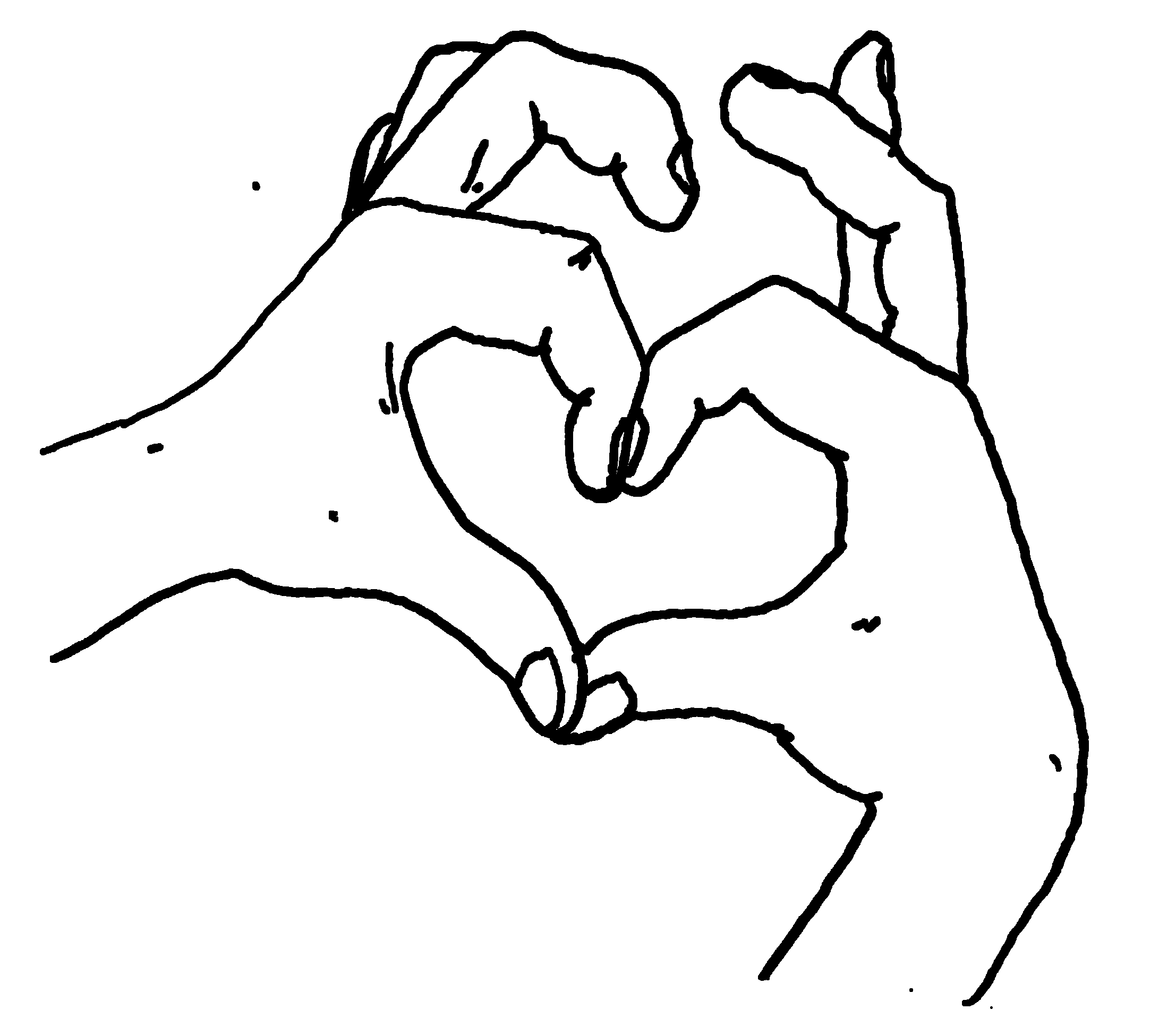 Cœur avec les doigts